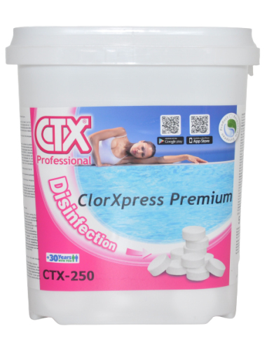 CTX-250 Chlore choc pastilles 30g - 5kg